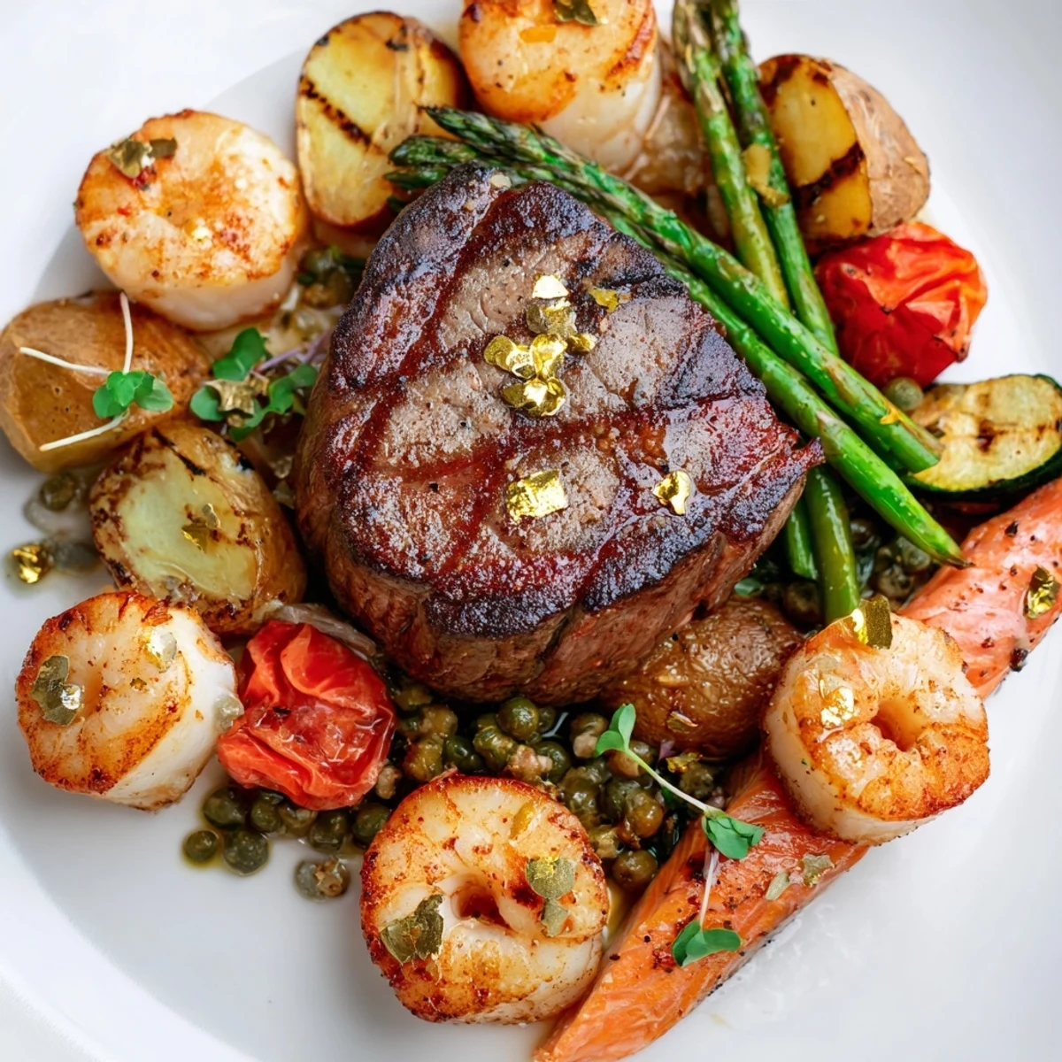 Golden Heart Luxury Platter