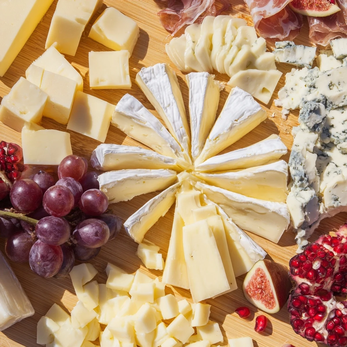 Delicious Éclat d'Étoiles Planche de Noël, featuring vibrant fruits and nuts, perfect for holiday entertaining.