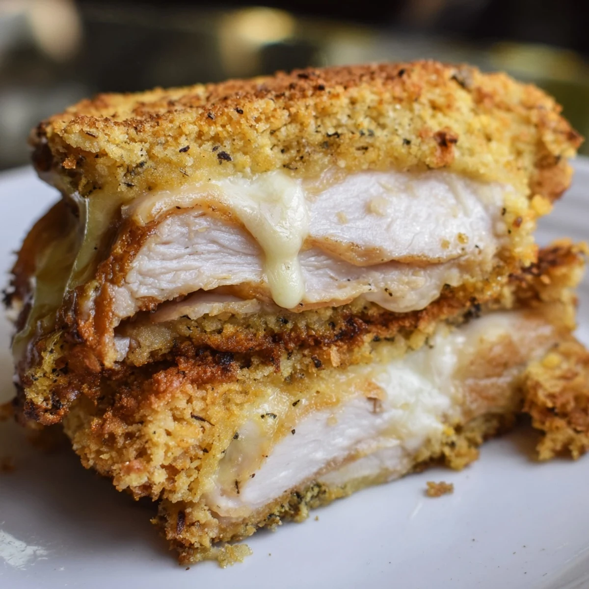 Savory Crispy Parmesan Chicken Thighs within buttery, grilled cheese sandwiches, ideal for a satisfying lunch.