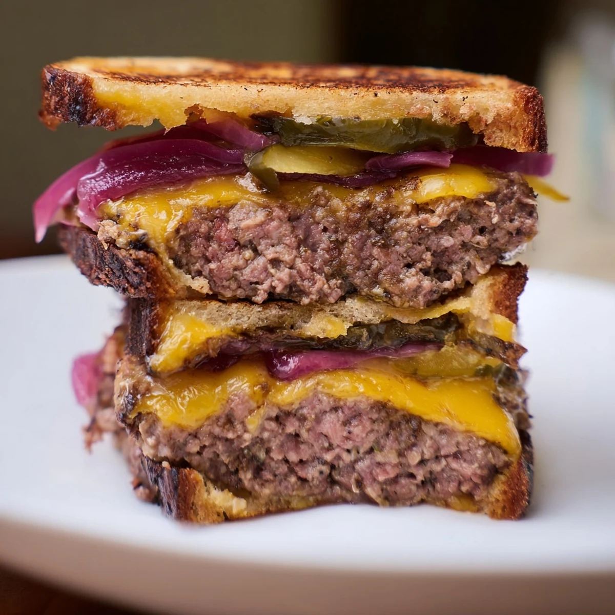 Smashed Burger Grilled Cheese