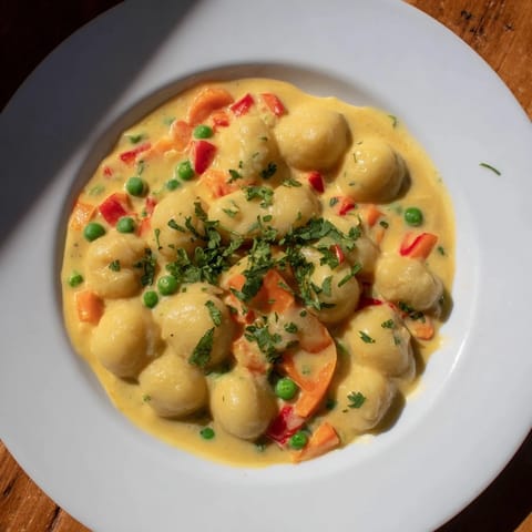 Curry Comfort Potato Dumplings
