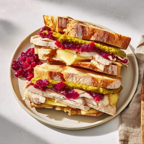Pesto Cranberry Turkey Melt