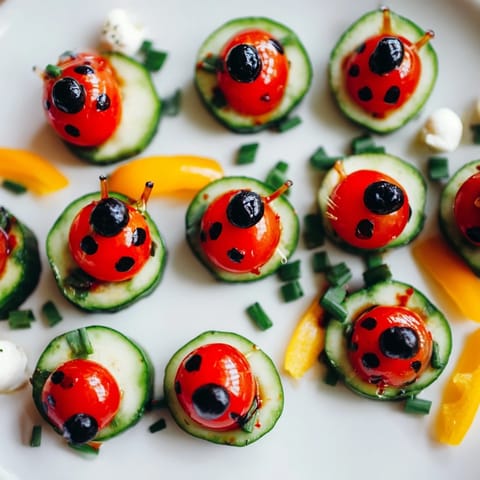 Ladybug Garden Platter