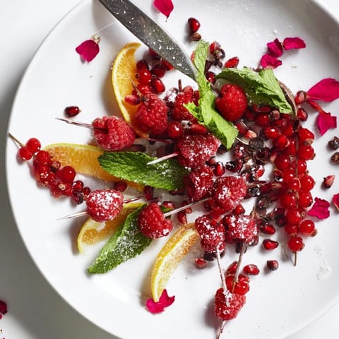 Elegant Midnight Cocktail Garnishes