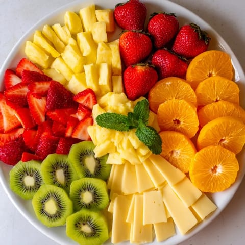 Kaleidoscope Fruit Cheese Platter