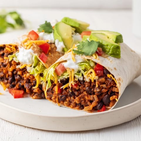 Smoky Black Bean Burrito