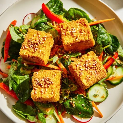 Crispy Tofu Salad