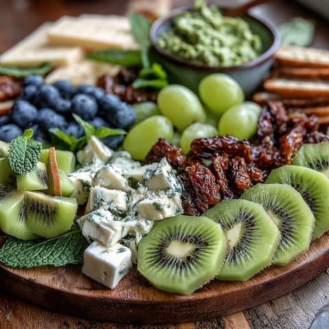 St Patricks Green Snack Board