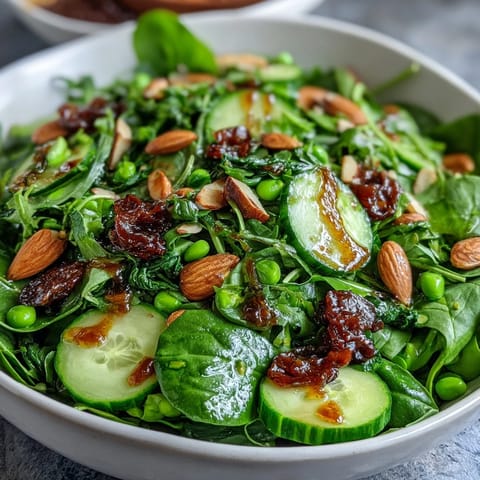 Spring Green Salad Almonds