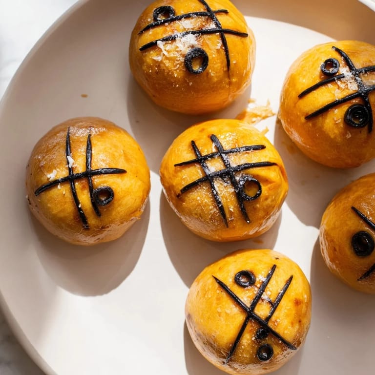 Homemade Basketball Pizza Bites, a kid-friendly recipe featuring pizza sauce and savory toppings.