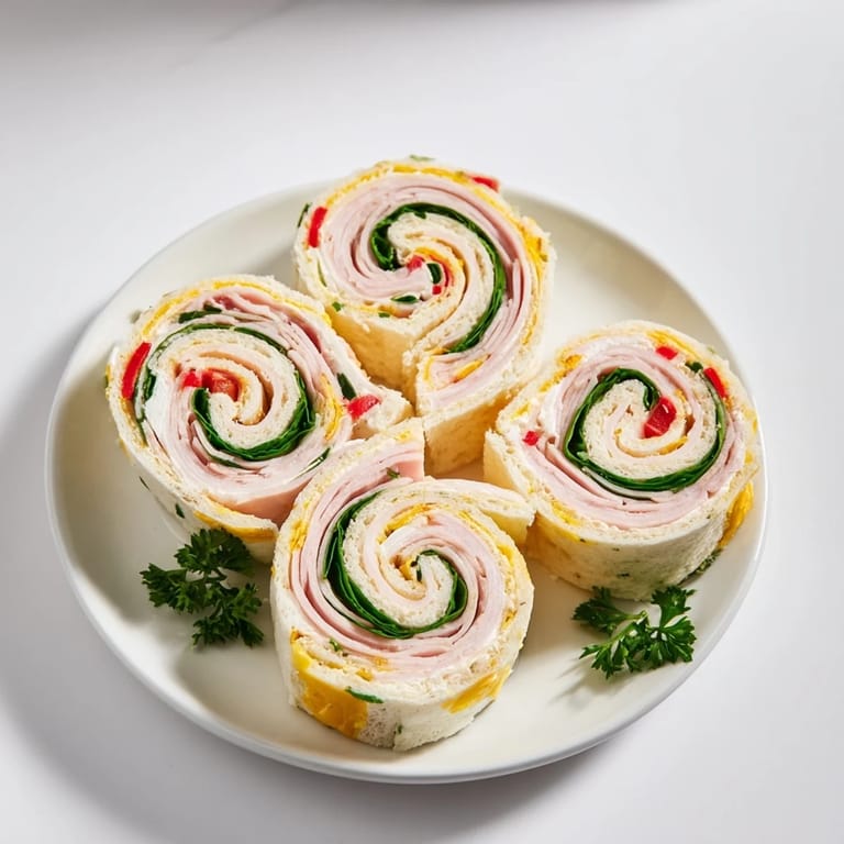 Bite-sized star party sandwiches featuring ham, turkey, and cheese, a delightful snack creation.