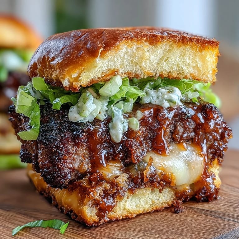 Crispy-edged Memorial Day Smash Burger Sliders ready for outdoor gatherings.