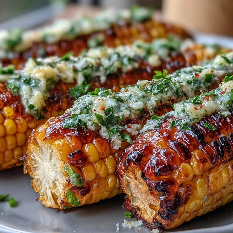 Four delicious herbed butters served alongside perfectly grilled corn for ultimate summer flavor.