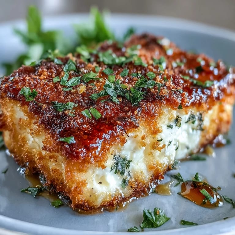 Golden panko-crusted feta slabs served warm with honey drizzle and zesty lemon for a sweet-salty appetizer. Perfect for entertaining or a quick vegetarian snack.