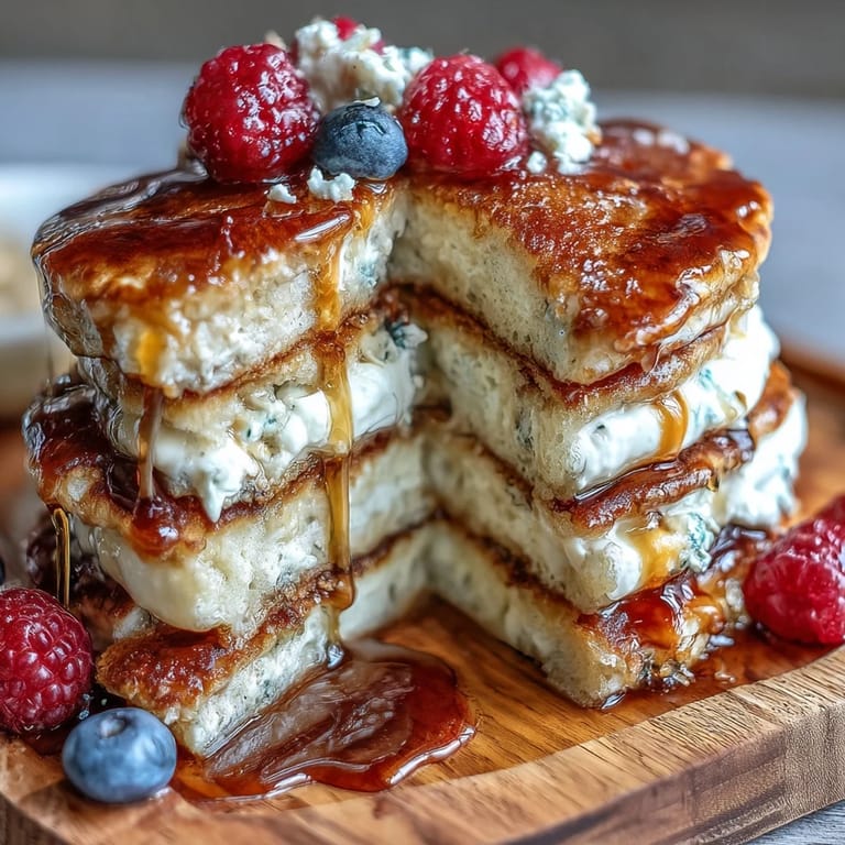 Savory Icelandic Skyr Pancakes, showcasing a tender, golden-crisp finish.