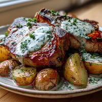Fork-tender Crockpot Ranch Pork Chops slow-cooked in creamy gravy, served with soft potatoes and carrots for an easy family dinner.